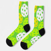 Pickleball Verjaardagsfeest Schattigee Groene Spor Sokken (Links)