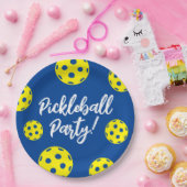 Pickleball Verjaardagsfeestje borden (beschikbaar) Papieren Bordje (Feest)
