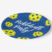 Pickleball Verjaardagsfeestje borden (beschikbaar) Papieren Bordje (Gekanteld)