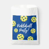 Pickleball Verjaardagsfeestje gunstzakken voor lek Bedankzakje (Voorkant)