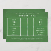 Pickleball verjaardagsfeestje kaart (Voorkant / Achterkant)