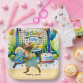 Pickleball verjaardagsfeestje thema papieren bordje (Feest)