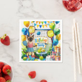 Pickleball verjaardagsfeestje thema servet (Insitu)