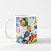 Pickleball verjaardagsthema koffiemok (Links)