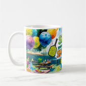 Pickleball verjaardagsthema koffiemok (Links)