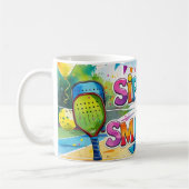 Pickleball verjaardagsthema koffiemok (Links)