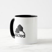 Pickleball Verslaafd Mok (Voorkant links)