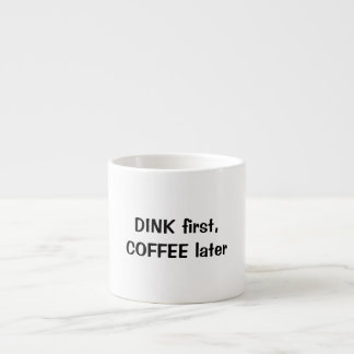 pickleball-verslaafde espresso kop