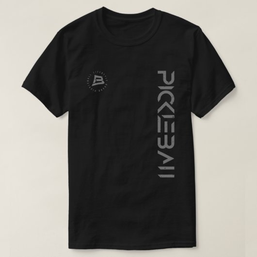 Pickleball Verticaal Klassiek T-shirt (Design voorkant)
