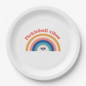 Pickleball Vibes | Borden voor partijpapier Papieren Bordje (Voorkant)