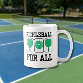 Pickleball voor alle paddels en Ball Green Koffiemok