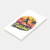 Pickleball Voor altijd Zonsondergang Post-it® Notes (Schuin)