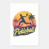 Pickleball Voor altijd Zonsondergang Post-it® Notes (Voorkant)