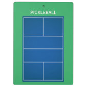 Pickleball voor coach & speler klembord (Achterkant)