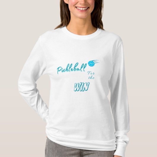 Pickleball voor de winst t-shirt (Voorkant)