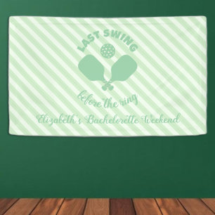 Pickleball vrijgezellenweekend spandoek