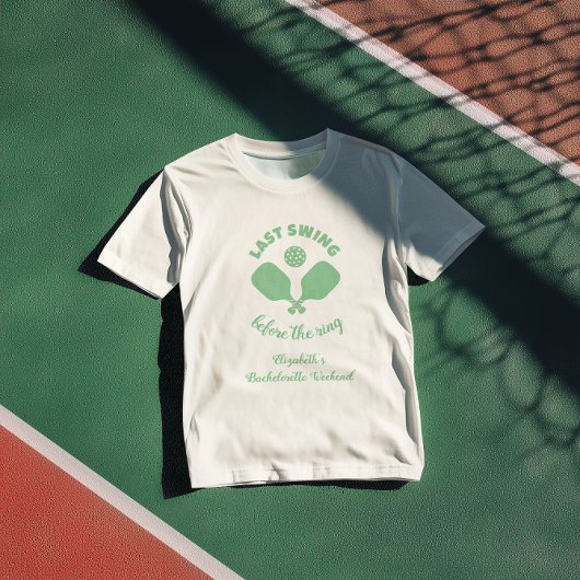 Pickleball vrijgezellenweekend t-shirt