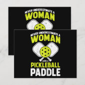 Pickleball-vrouw Grappig Pickleball-speler Cadeau (Voorkant / Achterkant)