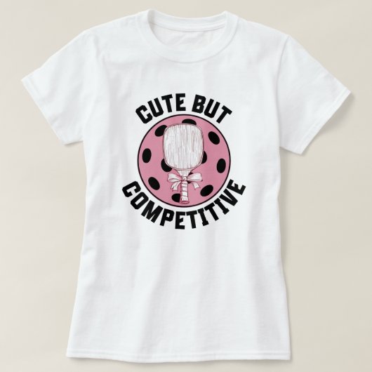 Pickleball Vrouwen Grappig Gezegde T-shirt (Design voorkant)