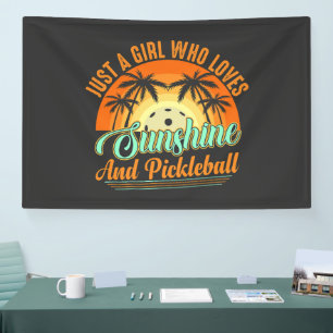 pickleball vrouwen zonneschijn spandoek