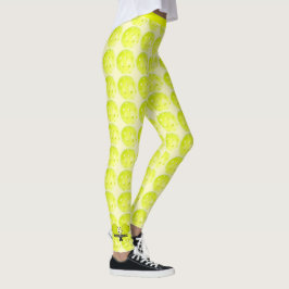 Pickleball VrouwenLeggings met paddles pants Leggings