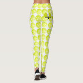 Pickleball VrouwenLeggings met paddles pants Leggings (Achterkant)