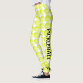 Pickleball VrouwenLeggings met paddles pants Leggings (Links)