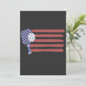Pickleball VS Vlag Amerikaanse Patriottische Pickl Kaart (Staand voorkant)