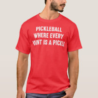 Pickleball waar elk punt een augurk is