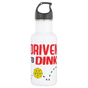 Pickleball Water flesje "Driven to Dink" Waterfles