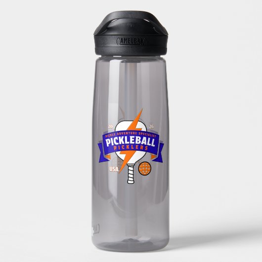 Pickleball Waterfles (Achterkant)