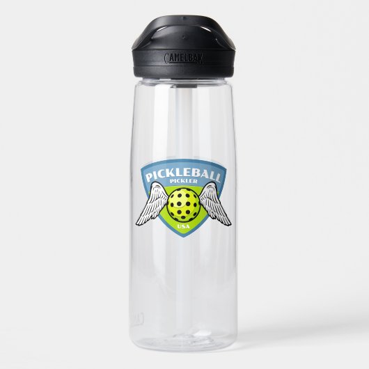 Pickleball Waterfles (Achterkant)