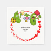 Pickleball Wedding Servet (Voorkant)