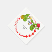 Pickleball Wedding Servet (Hoek)