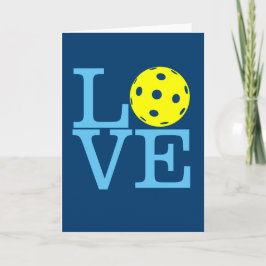 Pickleball Wenskaart - LOVE Pickleball Kaart