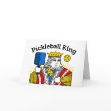 Pickleball Wenskaart - Pickleball Koning