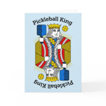 Pickleball Wenskaart - Pickleball Koning