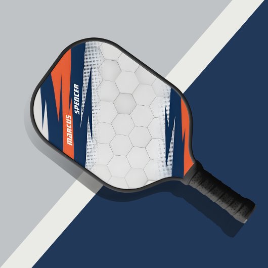 Pickleball Witte Honingraatpatroon Paddle