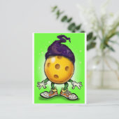 Pickleball Wizard Briefkaart (Staand voorkant)