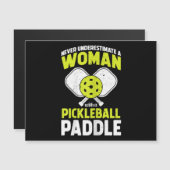 Pickleball Woman Funny Pickleball Player Gift (Voorkant / Achterkant)