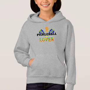 Pickleball Word Crossed Paddles Ball Lover Design
