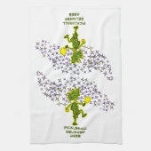 Pickleball wordt hier in keukenhanddoeken gehouden (Verticaal)