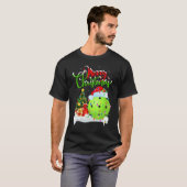 Pickleball   Xmas Decorations Santa Pickleball Chr T-shirt (Voorkant volledig)