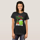 Pickleball   Xmas Decorations Santa Pickleball Chr T-shirt (Voorkant volledig)