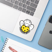 Pickleball Y'all Sticker (Laptop met iPhone)
