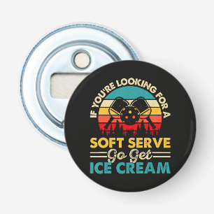 Pickleball Zachte Service Grappige Sport Punt Button Flesopener