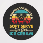 Pickleball Zachte Service Grappige Sport Punt Labels (Design 2)