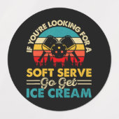 Pickleball Zachte Service Grappige Sport Punt Labels (Design 1)