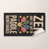 Pickleball Zen Paddle Onderhoudsgrafiek Handdoek (Handdoek)
