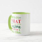 Pickleball ziet eruit als leuke groene sportkoffie mok (Voorkant links)